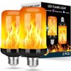 Itopfox Upgraded LED Flame Light Bulbs, 4 Modes Flickering with Upside Down Effect, E26 Base Fire Bulb for Halloween, Christmas Decor, Party, Home - 2 of 4