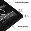 Americanflat 10x20 Picture Frame with Polished Plexiglass - Streamline Collection - Thin Border Picture Frame for Wall Display - Black - 3 of 4
