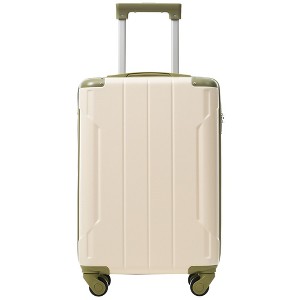 Whisen 28” Expandable ABS Hardshell Checked Luggage Suitcase with 3-Dial TSA Lock, Double Spinner Wheels - 1 of 4