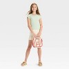 Girls' Short Sleeve Ribbed T-Shirt - art class™ - 3 of 3