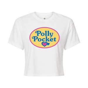 Women's - Polly Pocket - Polly Pocket Color Logo Cropped Graphic T-Shirt - 1 of 4