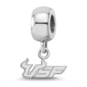 Black Bow Jewelry Sterling Silver South Florida Bulls NCAA Bead Charm - 1 of 3
