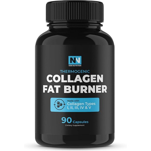 Multi Collagen Fat Burner Capsules, Nobi Nutrition, 90ct : Target