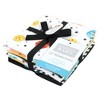 Hudson Baby Infant Boy Flannel Cotton Washcloths, Happy Planets 12 Pack, One Size - 2 of 4