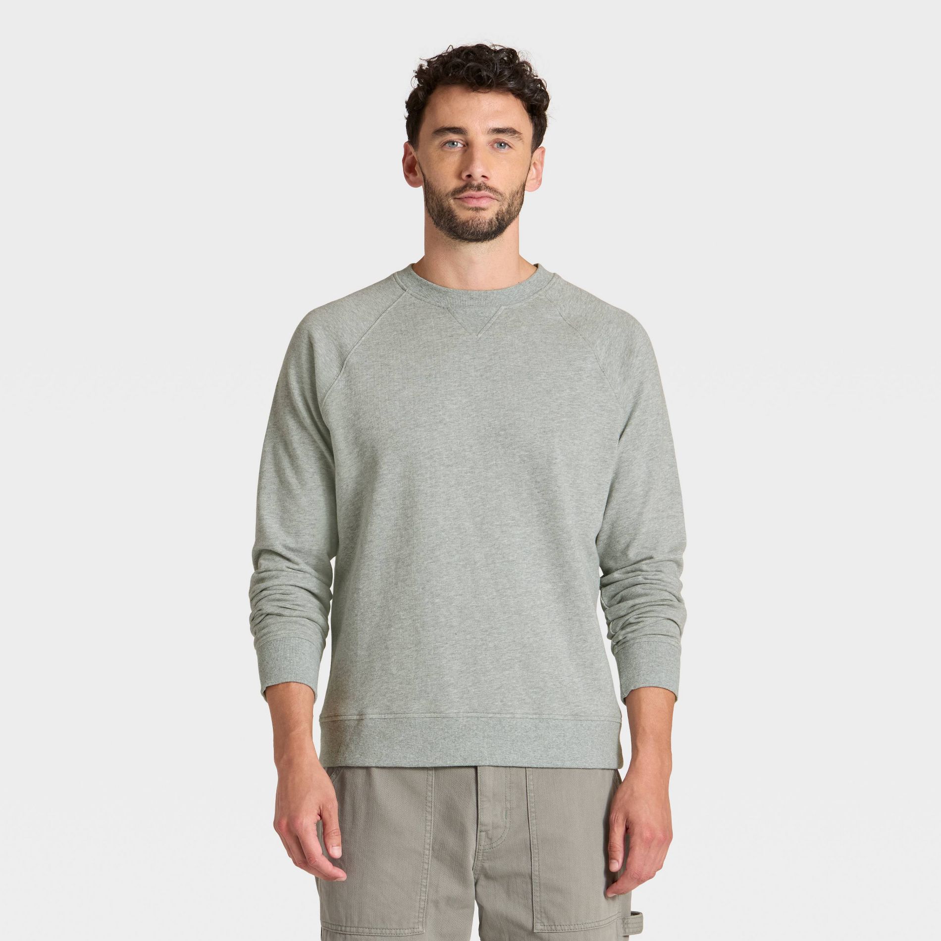 Men's Vintage French Terry Crewneck Sweatshirt - Goodfellow & Co™