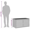 vidaXL Patio Storage Cabinet Tool Organizer Outdoor Furniture Poly Rattan - 4 of 4