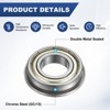 Unique Bargains Chrome Steel Durable Multipurpose Use Flanged Ball Bearing - 2 of 4