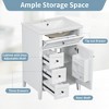 24" Bathroom Vanity with Sink Combo Set, Bathroom Storage Cabinet with 3 Drawers and a Tip-Out Drawer - 2 of 4