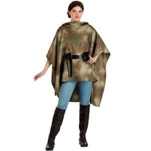 HalloweenCostumes.com Star War Deluxe Endor Battle Leia Women's Costume | Star Wars Costumes - 1 of 4