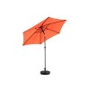 NicBex 9FT Patio Umbrella Waterproof Umbrella Ultraviolet-Proof Pool Umbrellas with Crank and Push Button Tilt Deck Umbrella for Patio - 3 of 4