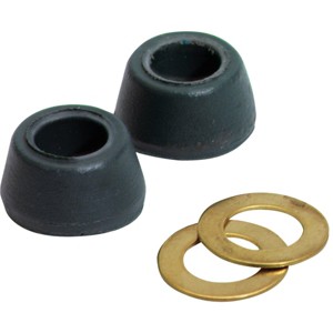 Do it Best  1/2 In. or 7/16 In. Black Cone Faucet Washer DIB810-61 - 1 of 2