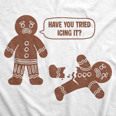 Мужские футболки Crazy Dog T-Shirts, Inc. Mens Funny T Shirts Have You Tried Icing It Sarcastic Christmas Cookie Graphic Novelty Tee For Men - Crazy Dog Men's T Shirt Gift For Christmas XXL — фото 2