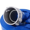 NAYSAYE Cleaning Tool and Accessory PVC Lay Flat Discharge Hose with Camlock Fittings for Pool and Outdoor Use , Blue, 18.3"*15.60"*6.30" - 4 of 4