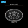 Unique Bargains 360 Degree Rotating Anti-slip High-strength Plastic Smooth Rotation Clear Lazy Susan 2 Pcs - 2 of 4
