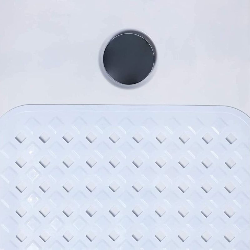 TranquilBeauty 40" x 16" Clear Extra Long Non-Slip Bath Mats with Suction Cups for Elderly & Children, 3 of 5
