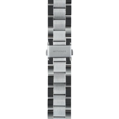 Withings 20mm Oyster Metal Link Wristband - Silver