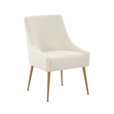 TOV Furniture Beatrix Performance Boucle Side Chair in Cream