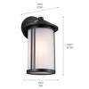 Kichler Lighting Lombard 1 - Light Wall Light in  Black - 3 of 4