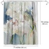 Americanflat 71" x 74" Shower Curtain, Blissful Peony I by PI Creative Art - 2 of 4