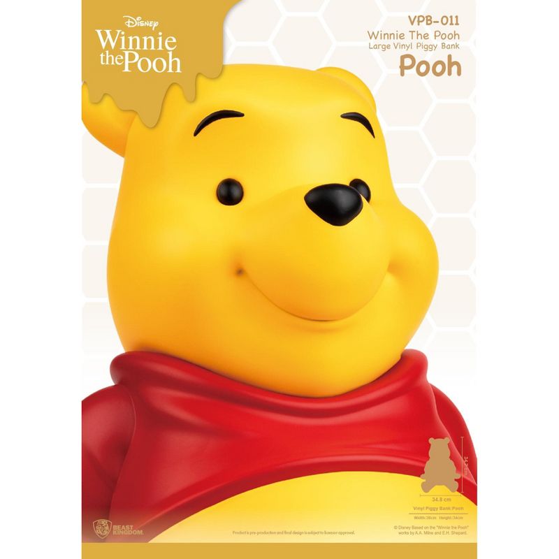 Winnie The Pooh Large Vinyl Piggy Bank: Pooh (Piggy Bank), 5 of 9