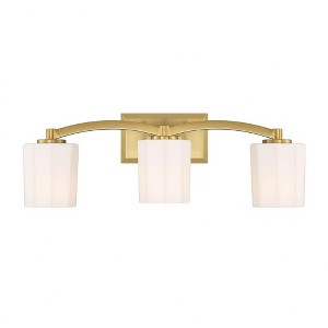 Savoy House Whitney 3 - Light Vanity in  Warm Brass - 1 of 4