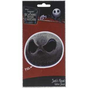 The Nightmare Before Christmas Jack Face 4 x 8 Inch Glitter Decal - 1 of 3