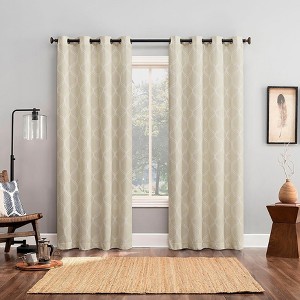 BrylaneHome Sun Zero Tollan 100% Blackout Panel - 1 of 3