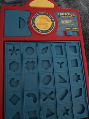 Hasbro Gaming Perfection Game for Preschoolers and Kids Ages 5 and Up,  Popping Shapes and Pieces, Preschool Board Games for 1 or More Players