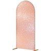7.2/6.6/6 ft Sequin Wedding Arch Cover Spandex White Arch Backdrop Stand Cover for Party,Birthday, Baby Shower,Ceremony Banquet Decor (No Arch Stand) - 4 of 4
