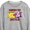 Boys' - Pokémon - Pikachu Mewtwo Battle Long Sleeve Graphic T-Shirt - 2 of 4