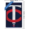 Trends International MLB Minnesota Twins - Logo 25 Framed Wall Poster Prints - 3 of 4