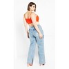Women's Plus Size Kiera Top - tangerine | CITY CHIC - 4 of 4