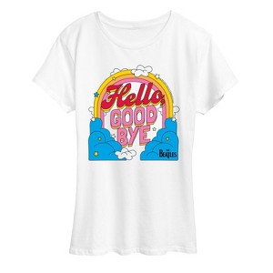 Women's - The Beatles - Hello Goodbye Rainbow Short Sleeve Graphic T-Shirt - 1 of 4