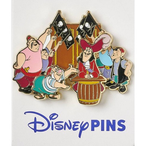 Disney Peter Pan Chase Visa Exclusive Captain Hook and Smee Treasure Chest  pin