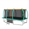 Jump Into Fun 10X16FT Outdoor Yard Trampolines Rectangle Recreational Trampoline With Net and Ladder For Children and Adults - 4 of 4