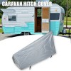 Unique Bargains Caravan Hitch Cover Camping Trailer Tow Coupling Lock Cover Universal - 2 of 4