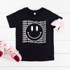 The Juniper Shop 100 Days Of School Stacked With Smiley Face Toddler Short Sleeve Tee - 2 of 2