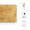 Modway ABEL 2 Drawer Nightstand in White Bleached Burl - 4 of 4