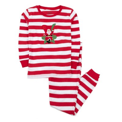 Leveret Womens Two Piece Cotton Christmas Pajamas Striped Red And White M :  Target