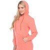 Women's Hoodie Sweatshirt Dress - White Mark - 2 of 3