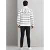 Lars Amadeus Men's Zip Up Long Sleeves Color Block Striped Hoodies - 3 of 4