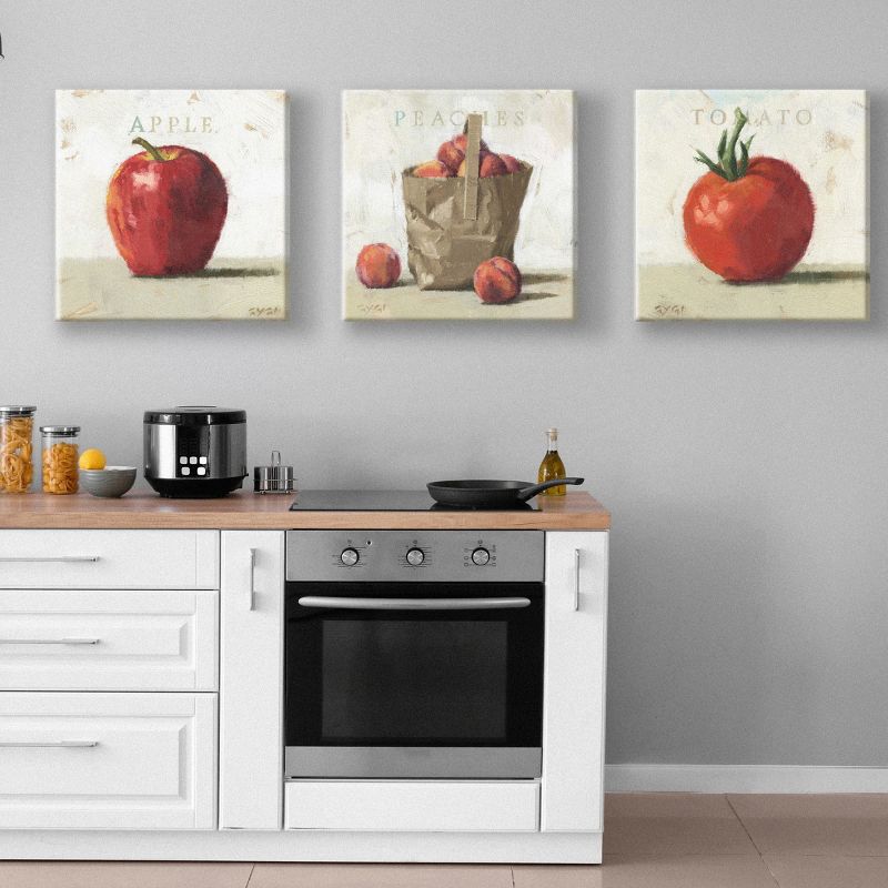 Sullivans Darren Gygi Garden Tomato Giclee Wall Art, Gallery Wrapped, Handcrafted in USA, Wall Art, Wall Decor, Home Décor, Handed Painted, 3 of 4