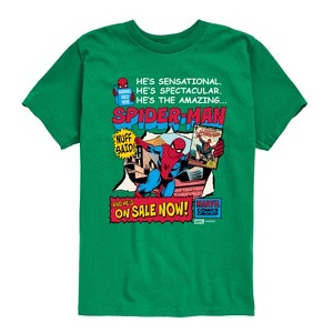 Boys' - Marvel - Spider-Man Comic Short Sleeve Graphic T-Shirt - 1 of 4