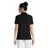 Lands' End Women's Mesh Cotton Short Sleeve Polo Shirt - 2 of 4
