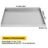 Washing Machine Pan Heavy Duty 304 Stainless Steel Washing Machine Tray with 4 Pcs Anti-Vibration Washing Machine Feet, Washer Pan - 2 of 4
