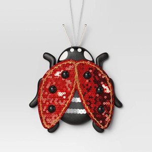 Christmas Fabric Lady Bug Ornament - Wondershop™ - 1 of 3