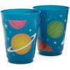 Blue Panda 16 Packs Plastic 16 oz Party Cups, Solar System Planets Galaxy Space Reusable Tumblers for Kids Birthday - 4 of 4
