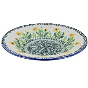 Blue Rose Polish Pottery 14 Ceramika Artystyczna Soup Plate - 1 of 1