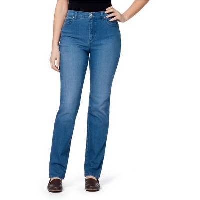 Gloria Vanderbilt Womens Amanda Classic Straight Leg Jeans