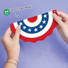 Big Dot of Happiness Stars & Stripes Patriotic Garland Banner, 4th of July Party Decor Backdrop, Holiday Banner, 30 Feet of Cord, 15 Shaped Pieces - 3 of 4
